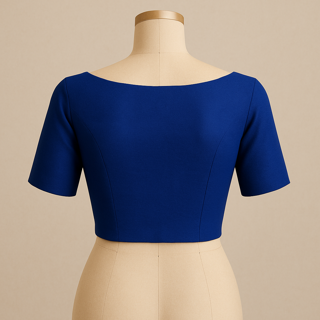 Boat Neck Saree Blouse