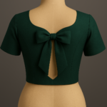 Back-Knot Bow Saree Blouse