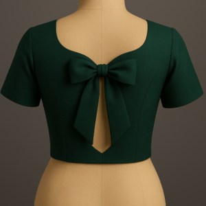 Back-Knot Bow Saree Blouse