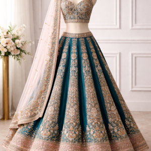 Panelled (Kali) Lehenga – Fully Customised