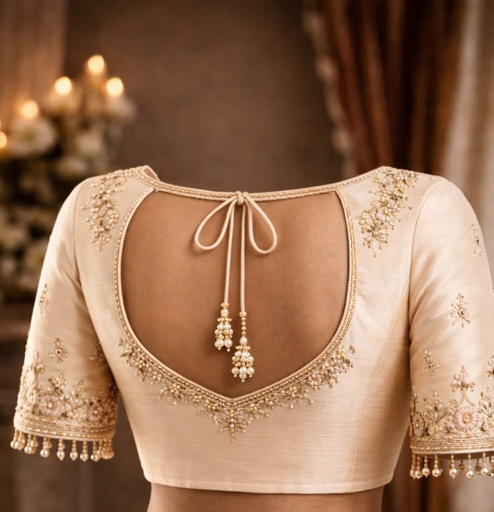 Minimal Designer Aari Work Blouse