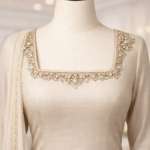Square Neck – Royal Embellished Designer Finish