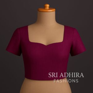 Square Sweetheart Neck Designer Blous