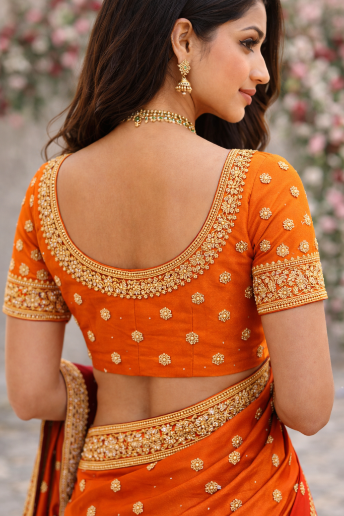 Premium festive Aari work blouse