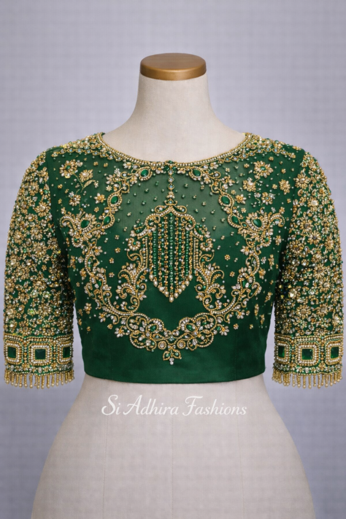 Fully Customised Designer Aari Work Blouse