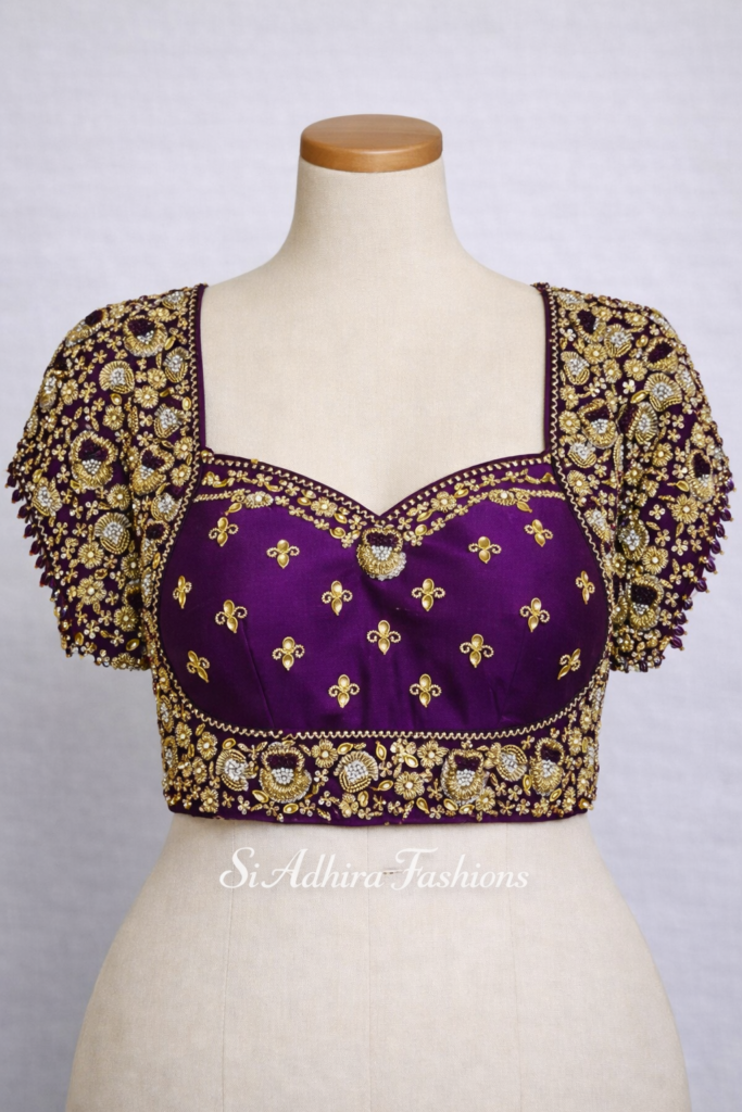 Fully Customised Kattori Bridal Blouse