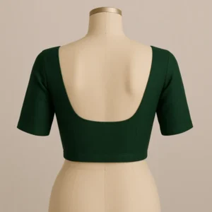 Bend Square Neck Saree Blouse