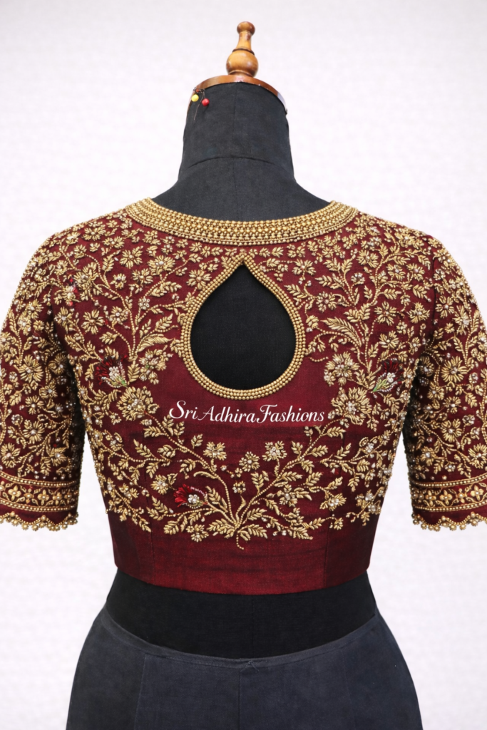 Fully Customised Designer Aari Work Blouse