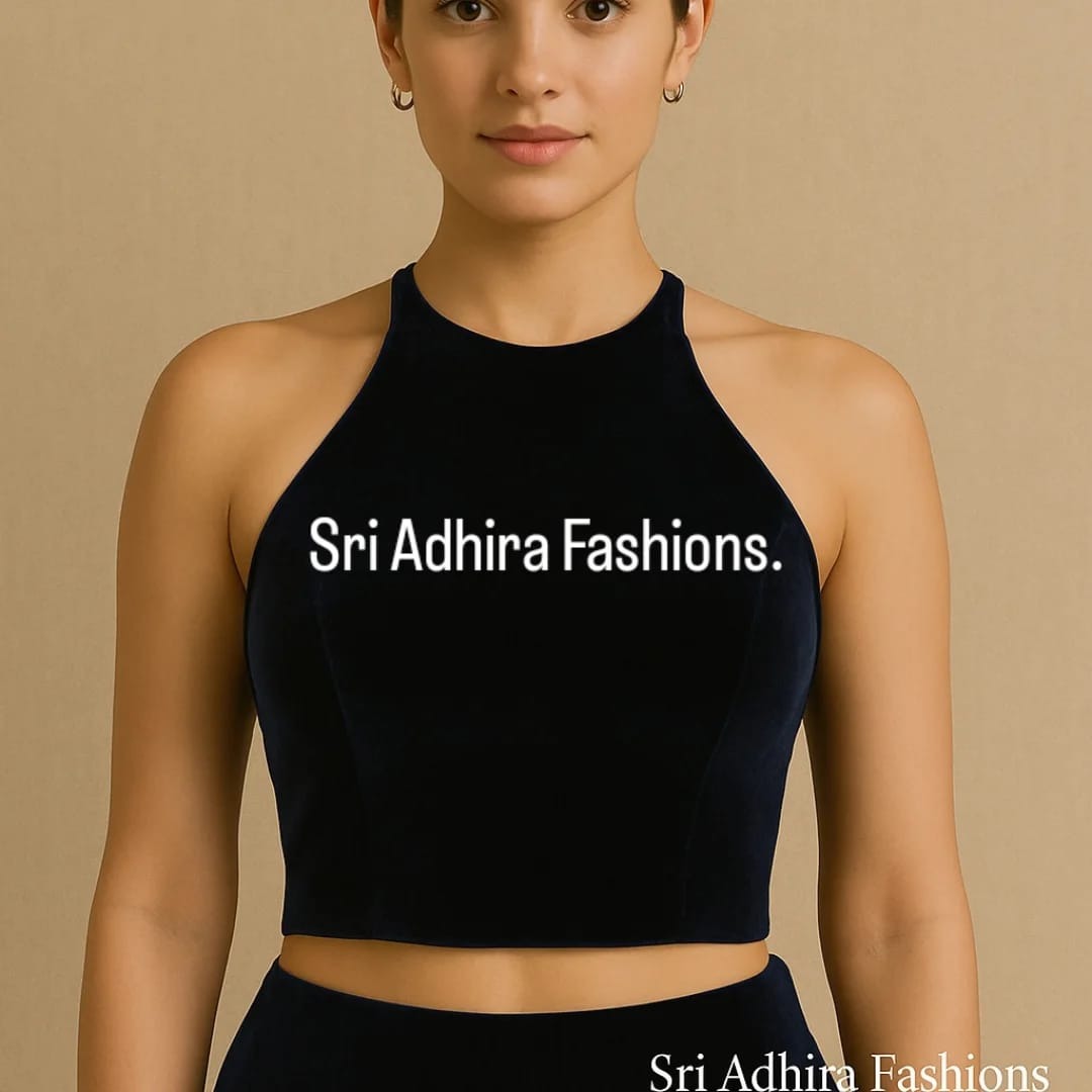 Halter Neck Blouse – Bold & Contemporary