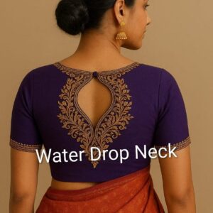 Water Drop Neck Blouse
