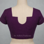 Modern Notch Back Neck Blouse