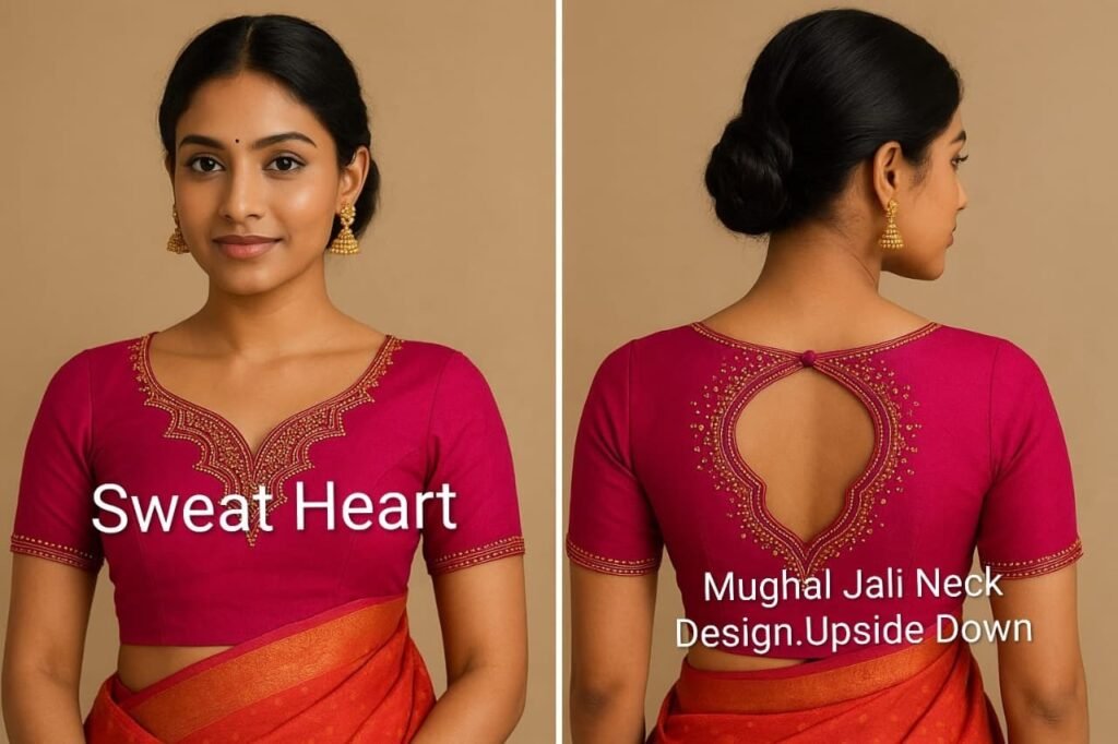 Mughal Jali Sweetheart Blouse