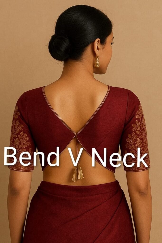 Bend V Neck Blouse