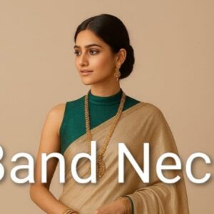 Band neck blouse