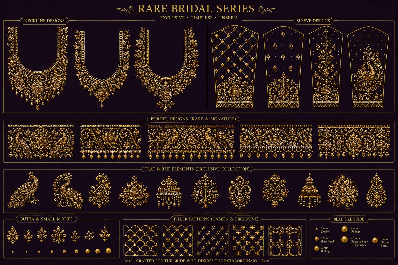 Luxury Bridal Embroidery Concepts